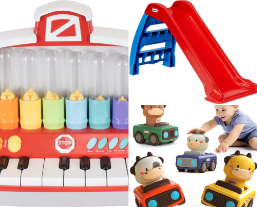 Top toys cover photo collage
