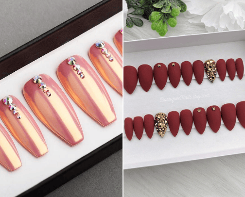 Nails cover photo collage
