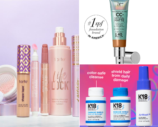 My favorite beauty recs cover photo collage