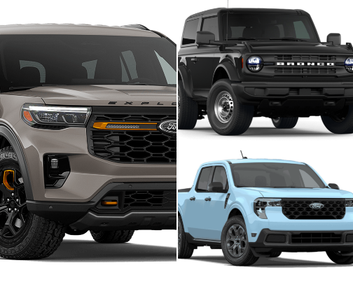 Ford car recos cover photo collage