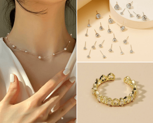 Favorite shein jewelry🎀 cover photo collage