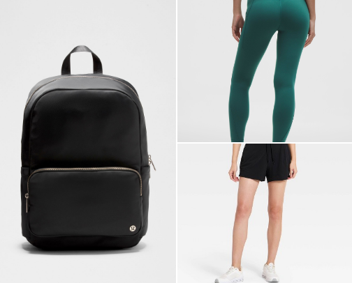 Women’s athletic clothing cover photo collage