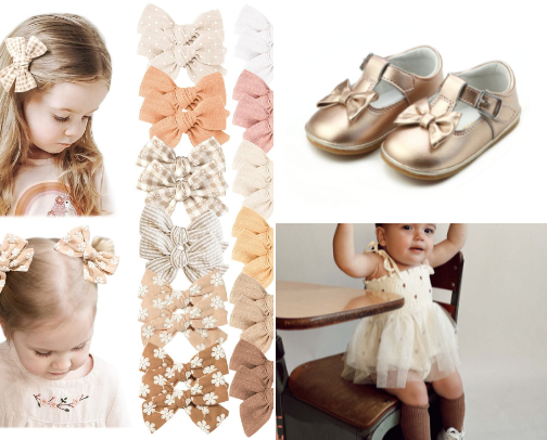 TODDLER GIRL FASHION cover photo collage
