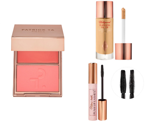 Take a look into my makeup bag cover photo collage