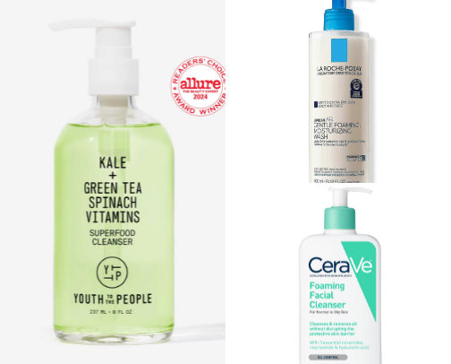 skincare favs!! 🧼🫧🧴 cover photo collage