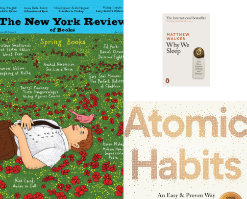 Books That Made Me Stop Hitting Snooze and Actually Get Out of Bed cover photo collage