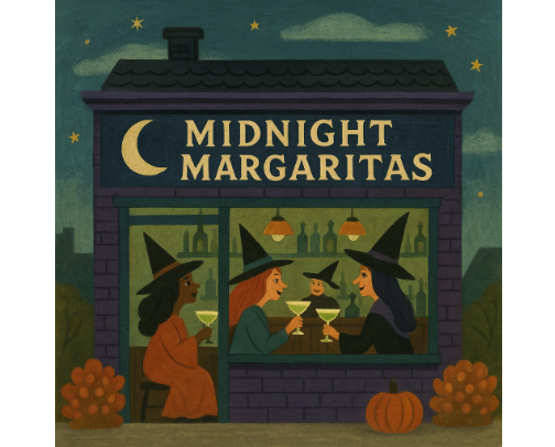 Witch City: Midnight Margaritas cover photo collage