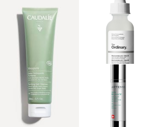 Skin care cover photo collage