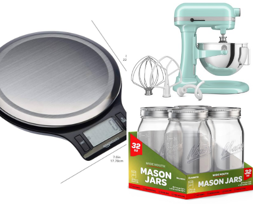 Sourdough necessities cover photo collage