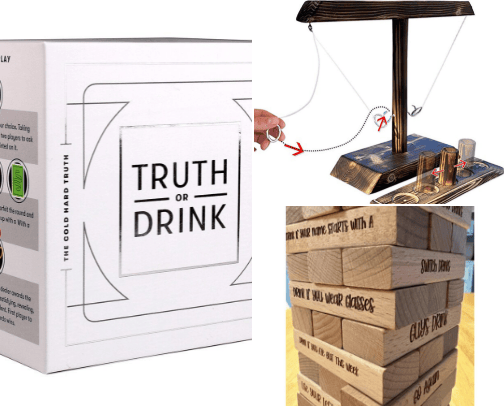 drinking games cover photo collage