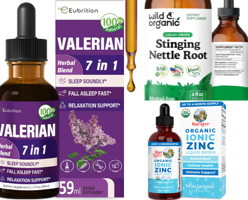 Favorite wellness supplements and vitamins cover photo collage