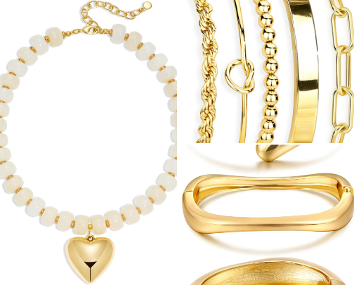 Womens Jewelry cover photo collage