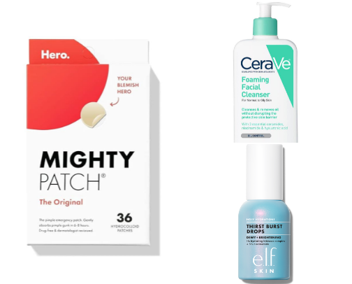 My favorite skin care products cover photo collage