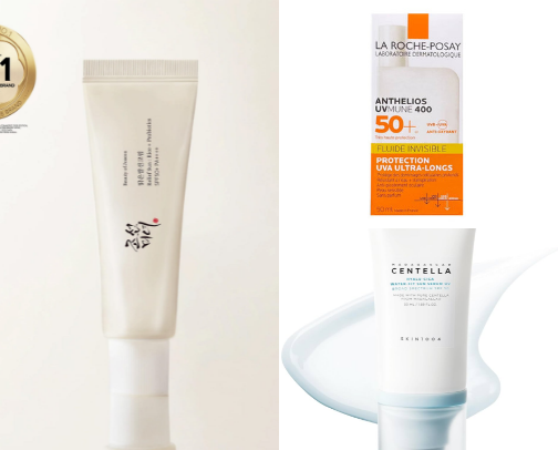 Best Sunscreens for Oily Skin ☀️✨ cover photo collage