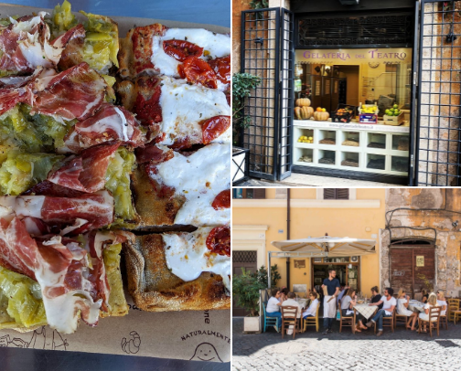 ROME TRAVEL & FOOD GUIDE 🇮🇹 cover photo collage
