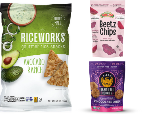 Healthy snacks cover photo collage