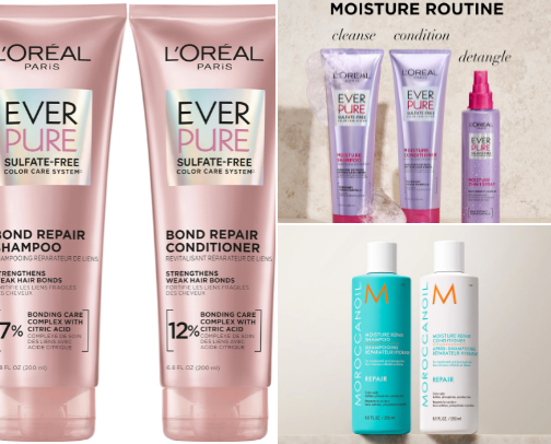 Hair Care Products cover photo collage