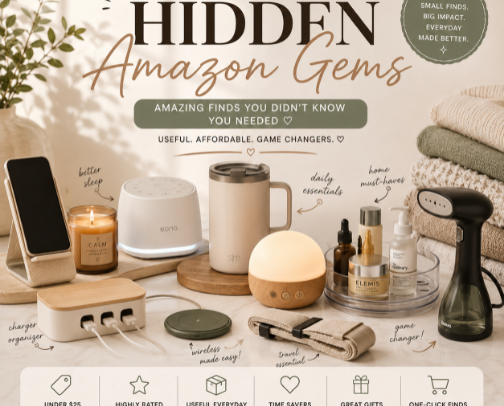 Hidden Amazon Gems You'll Wish You Found Sooner ✨ cover photo collage