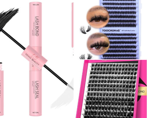 What You NEED For DIY Lashes cover photo collage