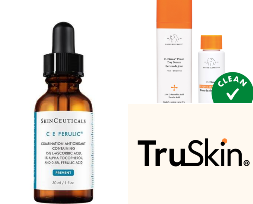 Best Serums for Every Skin Concern: Vitamin C, Retinol, Niacinamide & More cover photo collage