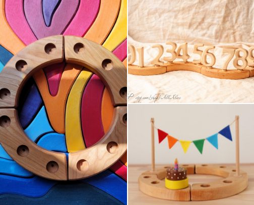 A Waldorf Inspired Birthday cover photo collage