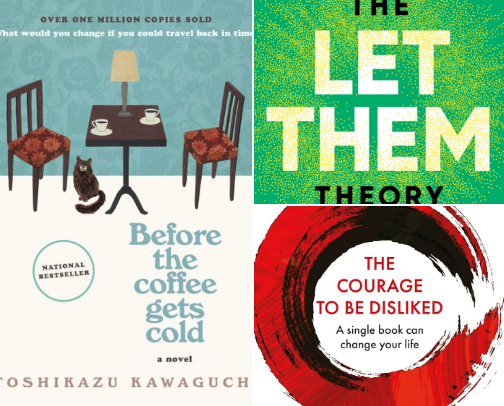 Top book recommendations cover photo collage