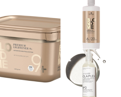 dying and bleaching hair kit that does not destroy your hair! cover photo collage