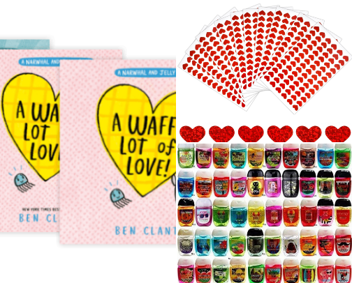 Valentines Gift basket ideas for kids cover photo collage