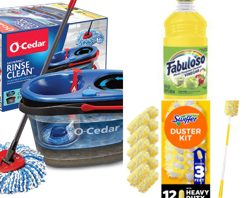My Household Essentials 🏠🧹🧽🧼🧺 cover photo collage