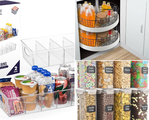 Pantry Organization Amazon Finds That Will Transform Your Kitchen cover photo collage