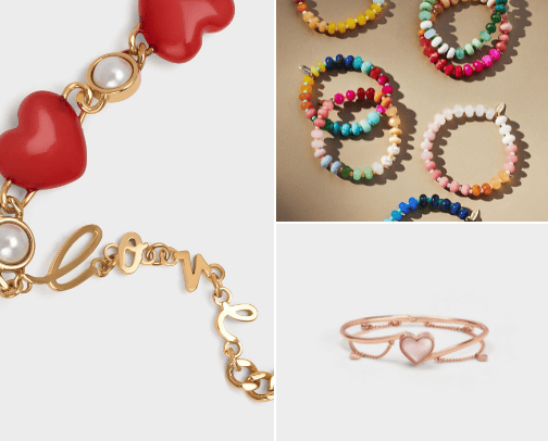 Perfect bracelets for the one you love - an ideal gift cover photo collage
