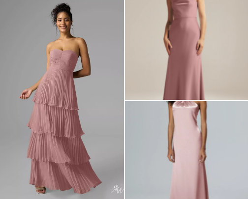 Bridesmaid Dresses - Pinks 💗 cover photo collage