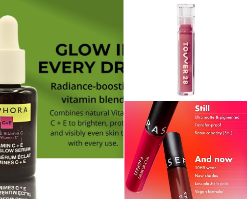 Sephora fav under 25£ cover photo collage