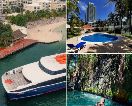 Cancun Favorites: Places to Eat, Stay & Explore cover photo collage