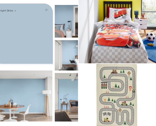 My little boys bedroom cover photo collage