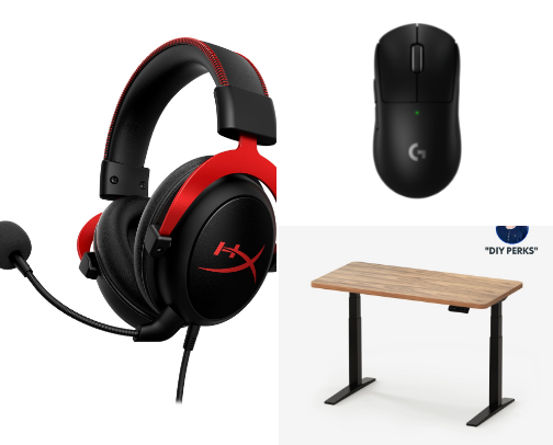Gaming Setup cover photo collage