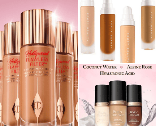 Makeup cover photo collage