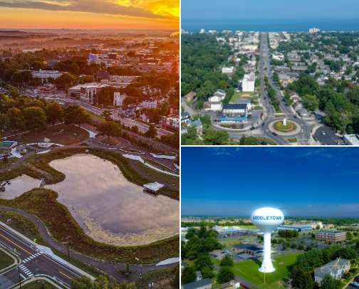The Top 13 places to live in Delaware. cover photo collage