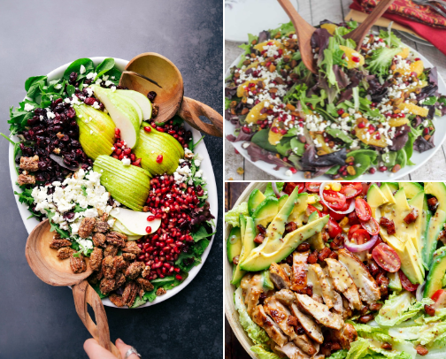Show-Stopping Salads & Slaws cover photo collage
