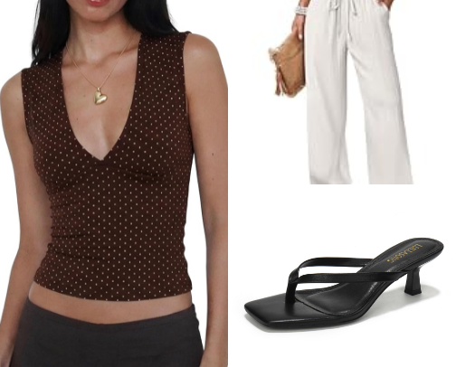 Classy summer outfit cover photo collage