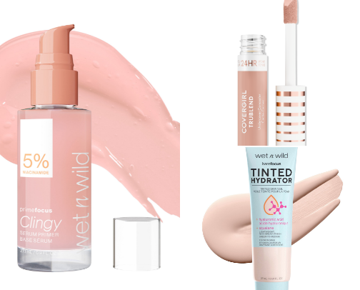 it-girl affordable makeup routine cover photo collage