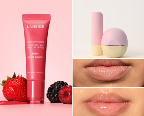 Swipe. Smile. Repeat. 💋 My must‑have lip balm — soft lips, zero dry days cover photo collage