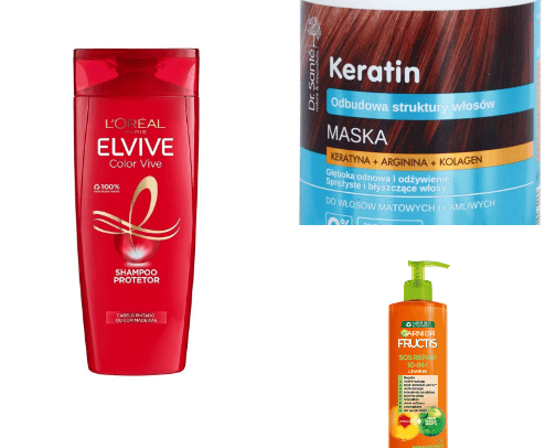 Hair products for wavy/curly hair//notino.hr, amazon.com cover photo collage
