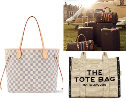 My Favorite purses, totes, backpacks and luggage cover photo collage