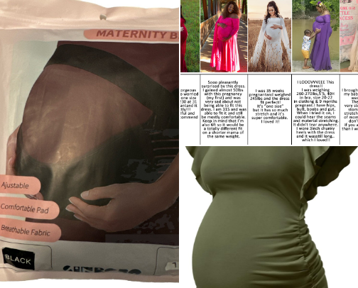 Pregnant? Look Here! cover photo collage