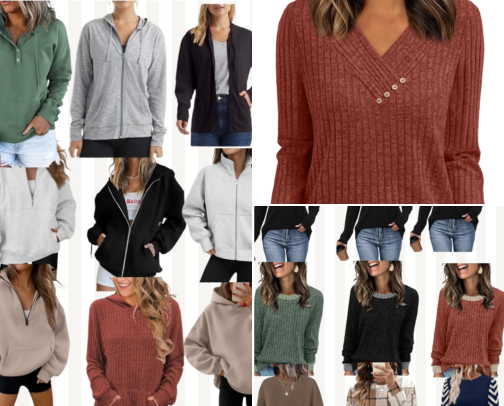 Fall Fashion/ Dresses and Hoodies/ Budget friendly Cozy Vibes cover photo collage