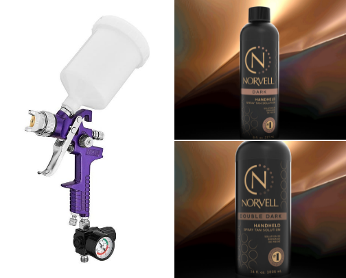 At Home Spray Tan cover photo collage