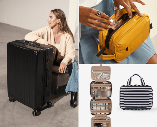 TRAVEL / Luggage and Accessory Recommendations cover photo collage