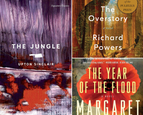 Environmental Books for Inspiration and Connection cover photo collage