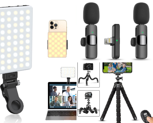 Content creation products cover photo collage